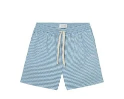 Les Deux Stan Stripe Seersucker Swim Shorts
